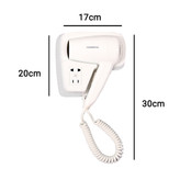 سشوار دیواری ایمن برای استفاده در حمام