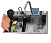 سینک هوشمند آشپزخانه با قابلیت کنترل جریان آب