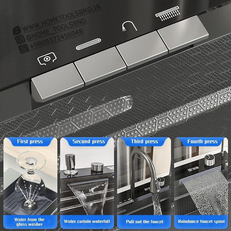 سینک آشپزخانه لوکس برای خانههای مدرن