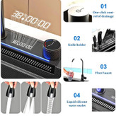 سینک ظرفشویی پیانویی HuaDiao 100 سانتی ضدزنگ