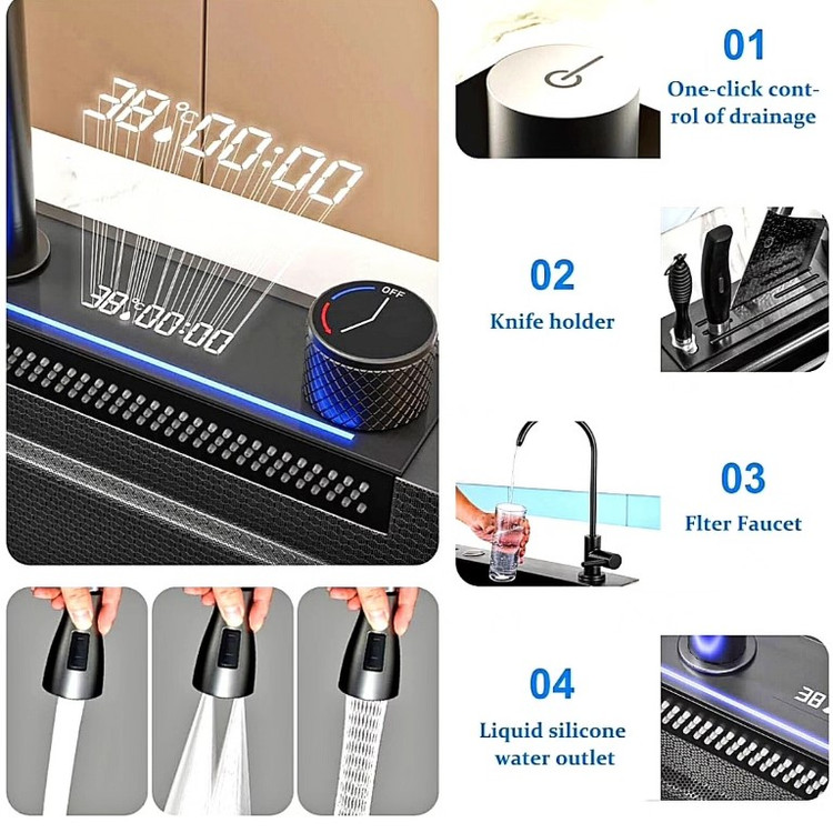 سینک آشپزخانه مدرن HuaDiao