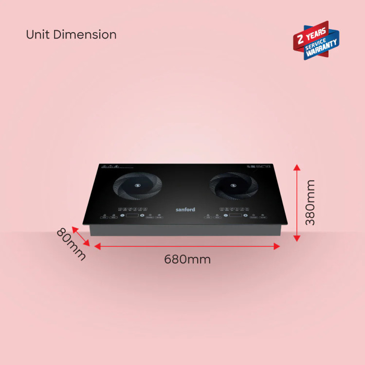 کنترل دیجیتال دما در اجاق سنفورد SF5194IC