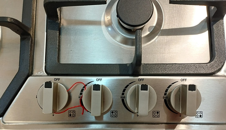 نصب آسان اجاق گاز چهار شعله KRYPTON