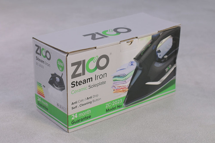 دکمه بخار سریع اتو مدل ZC‑2023 با عملکرد فوری