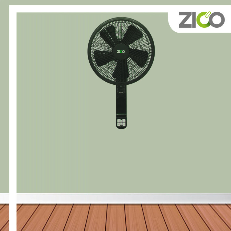 پنکه ایستاده مدرن ZC-1516 با رنگ مشکی شیک