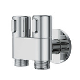 شیر پیسوار دو قلو سیتی مارکت رنگ کروم براق مناسب خانه و آپارتمان