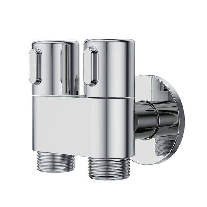 شیر پیسوار دو قلو سیتی مارکت رنگ کروم براق مناسب خانه و آپارتمان