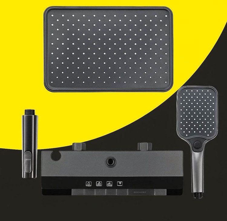 دوش پیانویی دودی Hyshin مدل 2222 با LED