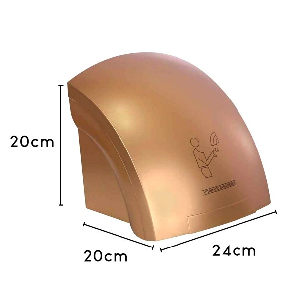 دست خشککن دو حالته بریمیکس نصب شده در سرویس بهداشتی لوکس و مدرن