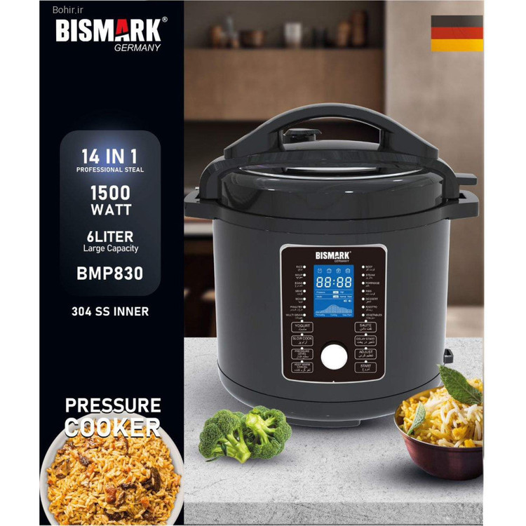 مولتی کوکر حرفه ای بیسمارک BMP830